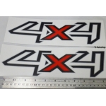 LOGO โลโก้ Sticker 4x4  ranger แรนเจอร์ ส่งฟรี ems