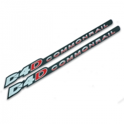 sticker สติ๊กเกอร์ Sticker D4D COMMONRAIL ส่งฟรี Ems  สีขาว - ดำ