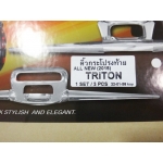 เบ้าท้าย + คิ้วดาบท้าย โครเมี่ยม Triton ไททัน 2015 LK v.1