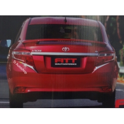 ครอบไฟท้าย ขอบไฟท้าย  งาน FITT ฟิต ALL NEW VIOS  TOYOTA โตโยต้า วีออส 2013