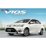 โครเมี่ยม คิ้วสปอร์ตไลท์ คิ้วครอบไฟตัดหมอก sportlight ทรงศูนย์ กันรอยขีดข่วน  ALL NEW VIOS  TOYOTA โตโยต้า วีออส 2013 