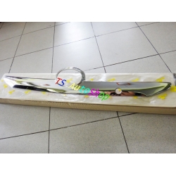 คิ้วกระโปรงท้าย คิ้วฝากระโปรงท้าย มีรู กุญแจ โครเมี่ยม Yaris 2014 ยาริส V.5