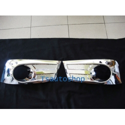 โครเมี่ยม ครอบไฟตัดหมอก ครอบสปอร์ตไลท์  ครอบเต็ม V.4 ลายรังผึ้ง FORTUNER 2005-2012 ฟอร์จูนเนอร์