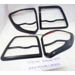 ครอบไฟท้าย ไฟหลัง kevra carbon kevra black เคฟล่าร์ คาร์บอน ดำ FORTUNER 2005-2012 ฟอร์จูนเนอร์