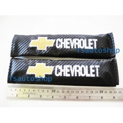 ปลอกหุ้มสายเบลท์ ผ้าสีดำ แต่งสไตล์ CHEVROLET