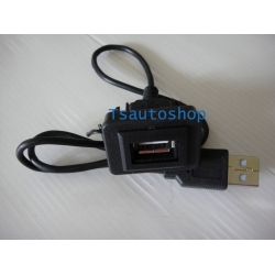 สายเสียบ USB สายแปลง USB ใส่ได้กับ TOYOTA Vios ALTIS CAMRY INNOVA